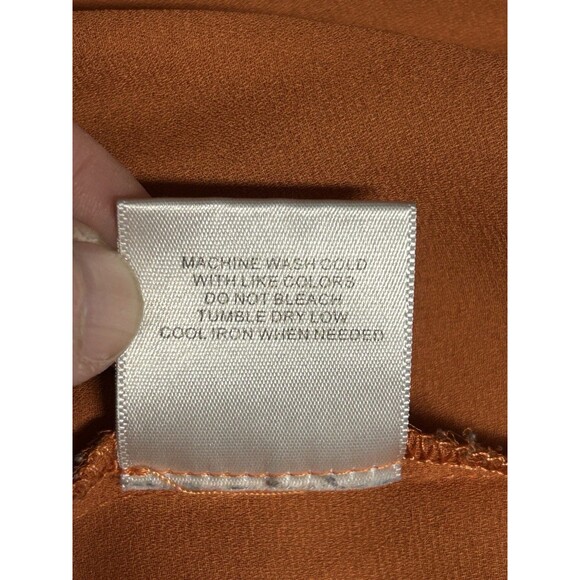 ModCloth‎ Rust Womens Ruffled Sleeveless Lightweight 3X Vacation Travel Fairy - Picture 7 of 7